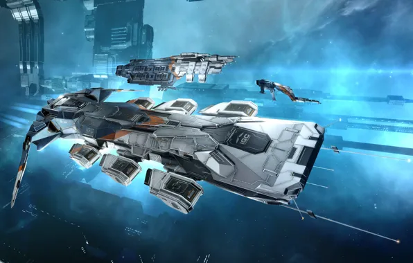Nebula, station, Space, space, spaceship, eve online, space ship, coooper