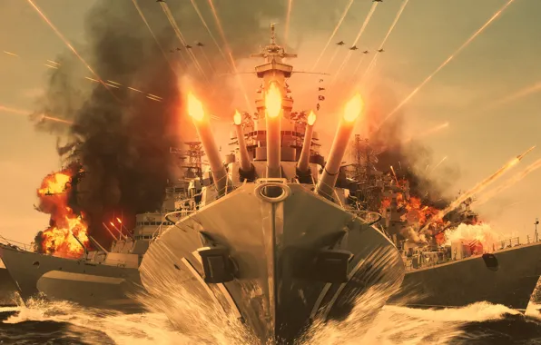 Ships, war, saver, sea