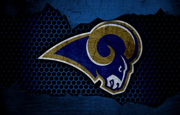 Wallpaper wallpaper, sport, logo, NFL, american football, Los Angeles Rams  for mobile and desktop, section спорт, resolution 3840x2400 - download