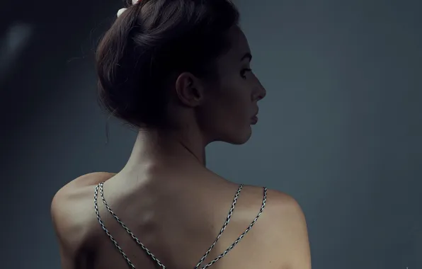 Girl, hair, back, Max Solve