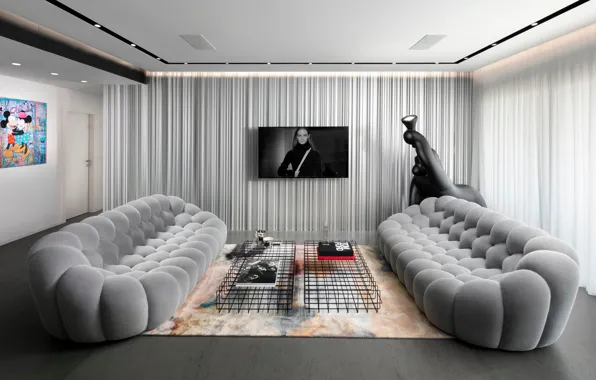 Design, style, interior, living room, Israel, Israel, luxury penthouse, Hod HaSharon