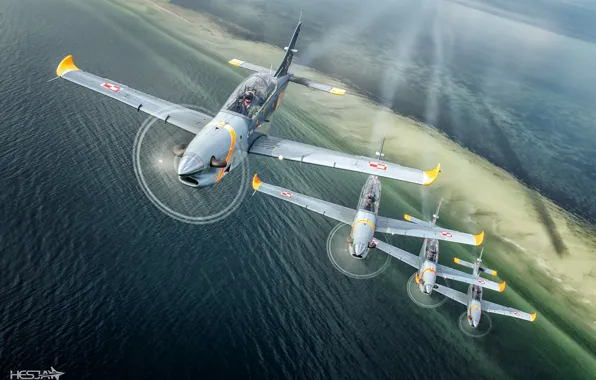 Smoke, Stroy, Polish air force, Training aircraft, Link, PZL-130 Orlik, HESJA Air-Art Photography
