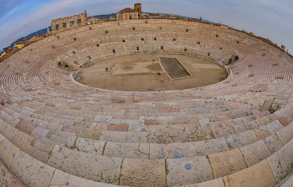Italy, Colosseum, Verona, Arena of Verona