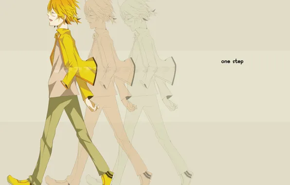 Anime, guy, Vocaloid, blonde