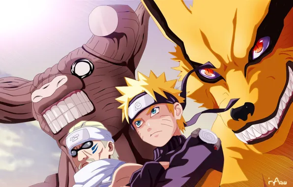 Anime, art, guy, Naruto, Naruto, Naruto Uzumaki, Jinchuuriki