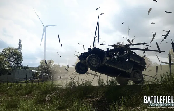 Jeep, Battlefield 3, engineer, Armored Kill