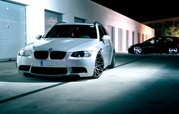Picture night, tuning, bmw, BMW, garages, autowalls, 3 series, universal