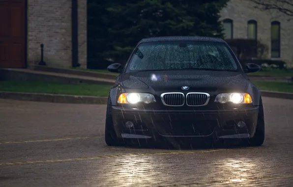 Black, Rain, E46, M3