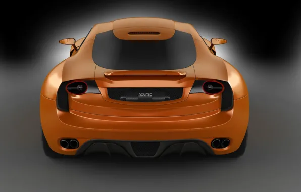 Picture orange, rear view, orange, Novitec TuLesto