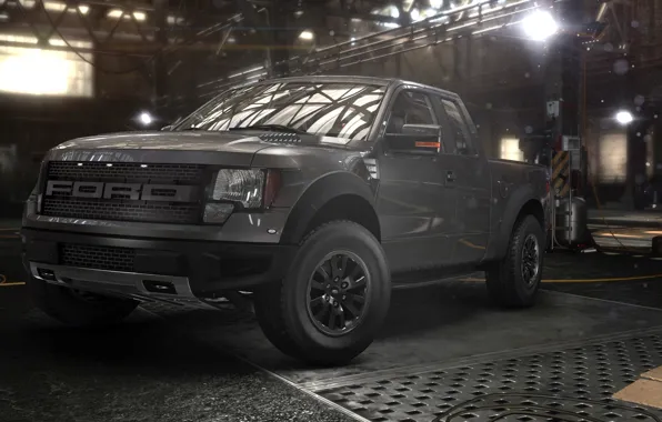 The game, garage, ford, pick-up, The Crew