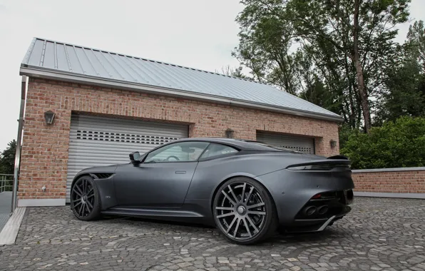 Aston Martin, DBS, Superleggera, Black, Wheelsandmore, Rear, DBS Superleggera