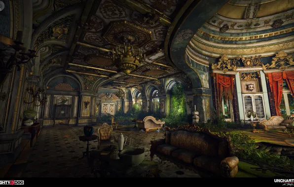 Luxury, the room, arch, Uncharted 4, Averys Palace
