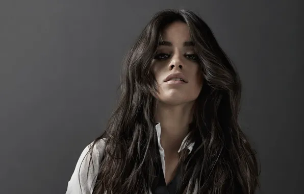 Background, portrait, brunette, singer, Camila Hair