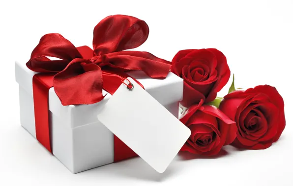 Picture love, gift, roses, love, heart, romantic, Valentine's Day