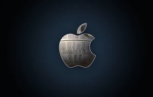 Metal, apple, Apple, logo, hi-tech