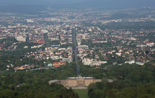 Kassel, Bergpark, The view of Hercules