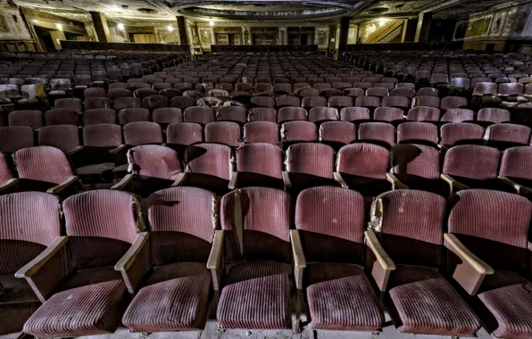 Picture background, chairs, hall