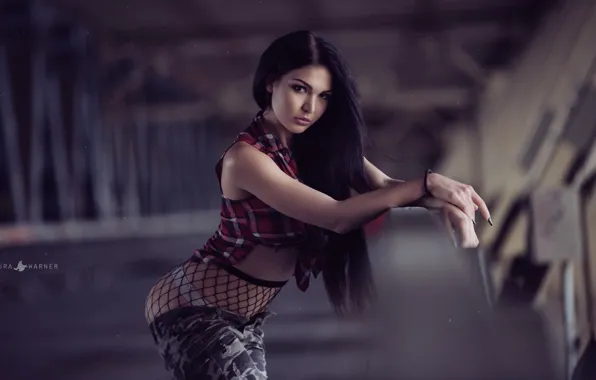 Girl, brunette, Oksana Bast, Oksana Bast, Yura Warner