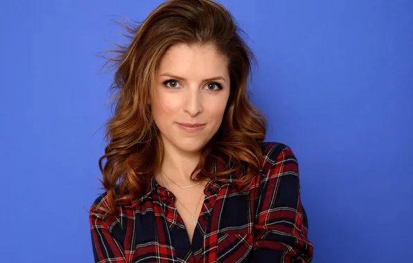 Background, portrait, actress, shirt, brown hair, photoshoot, Anna Kendrick, Anna Kendrick