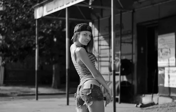 White, girl, shorts, photographer, girl, photography, photographer, black