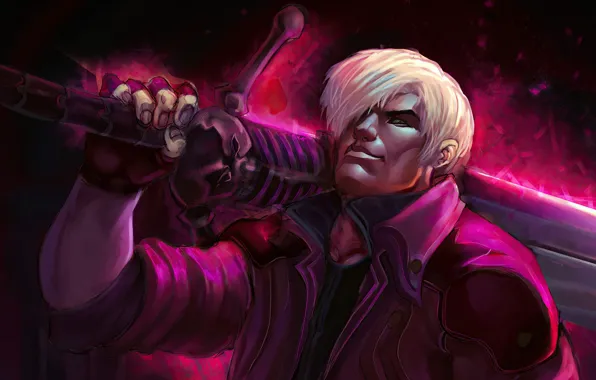 Wallpaper Gun, Dante, Devil May Cry for mobile and desktop, section игры,  resolution 1920x1080 - download