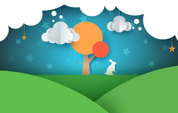 Tree, Rabbit, Rendering