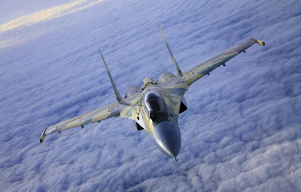 Picture flight, destroyer, Su-35