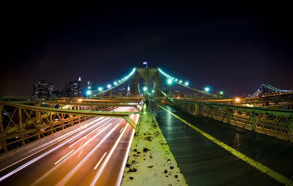 Picture color, bridge, city