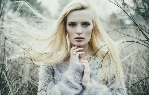 Look, girl, portrait, Claudia Zakrzewski