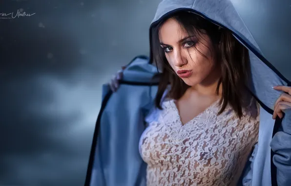 Chest, look, sexy, pose, background, model, makeup, brunette