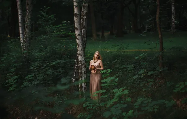 Model, Franziska Schweik, The Forest Etude