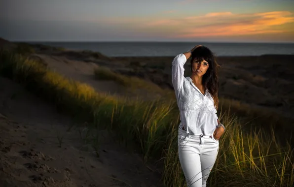 Girl, nature, Constance