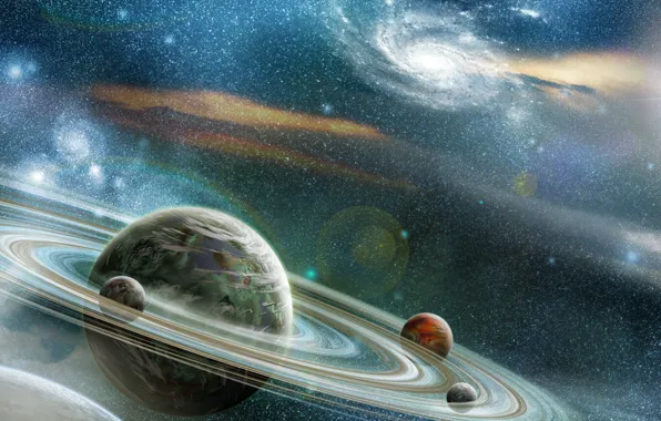 Picture stars, cosmos, planets, Sci Fi