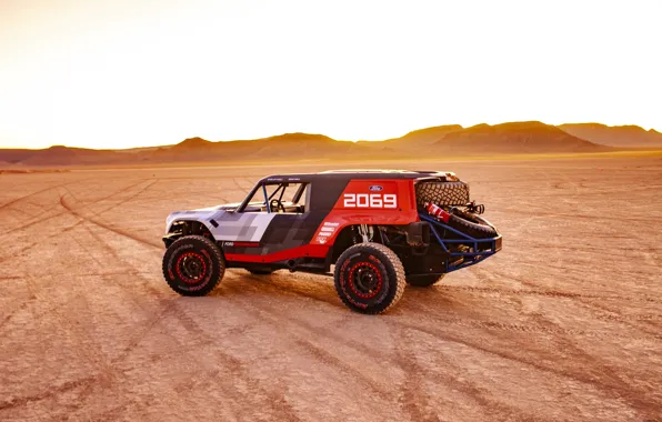 Desert, Ford, side view, 2019, Bronco R Race Prototype