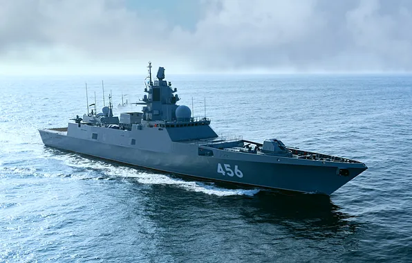 Picture the project 22350, Admiral Golovko, A 1st-rank frigate