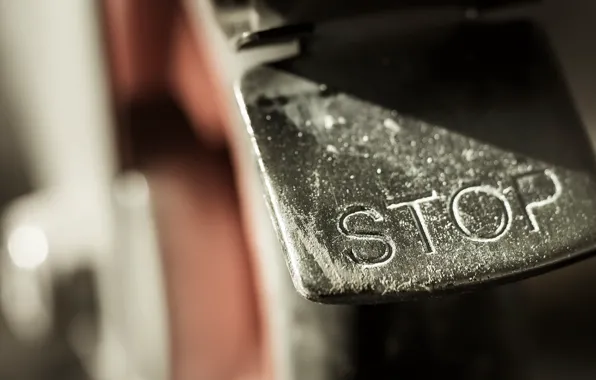 Macro, background, stop