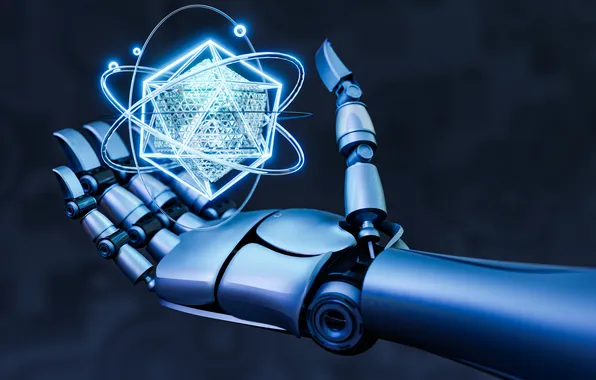 Robot, hi-tech, atom, robot arm