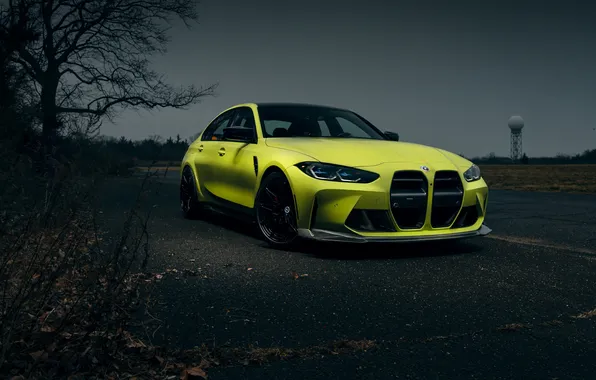 Picture BMW, road, bmw m3