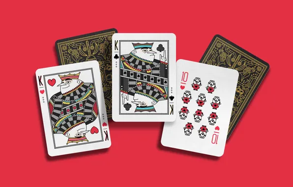 Card, shirt, king, worms, a dozen