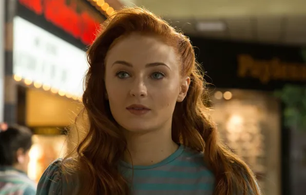 Picture red, Phoenix, X-Men, X-Men, Jean Grey, sophie turner, Sophie Turner, jean grey