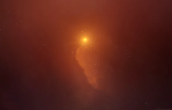 The sun, Stars, Space, Nebula, Star, Fantasy, Art, Stars