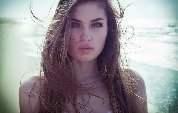 Look, girl, model, cute