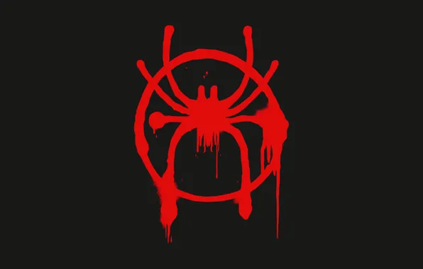 Picture spider-man, spider-man, logo, symbol, emblem, logo, symbol, Spider-Man: Into the Spider-Verse, through the universe