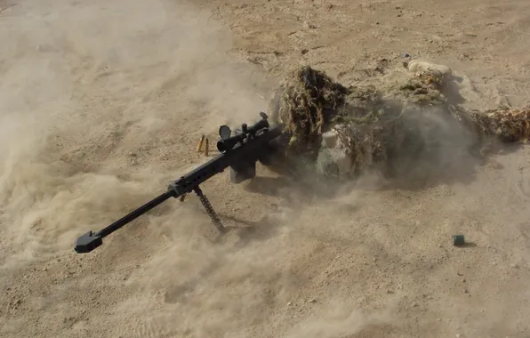 Sand, sniper, rifle