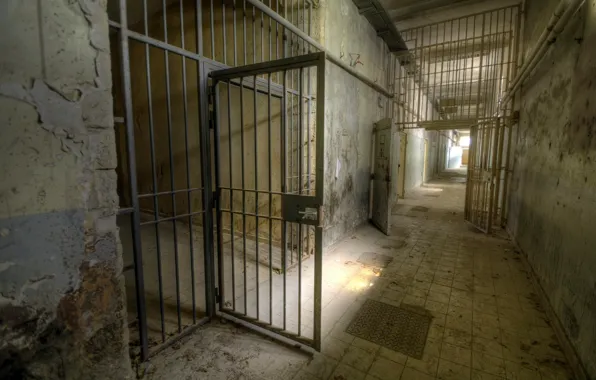 Picture background, camera, prison