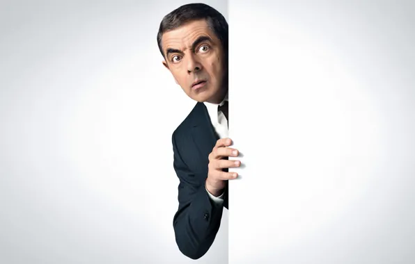 Picture look, pose, costume, actor, writer, Rowan Atkinson, Rowan Atkinson