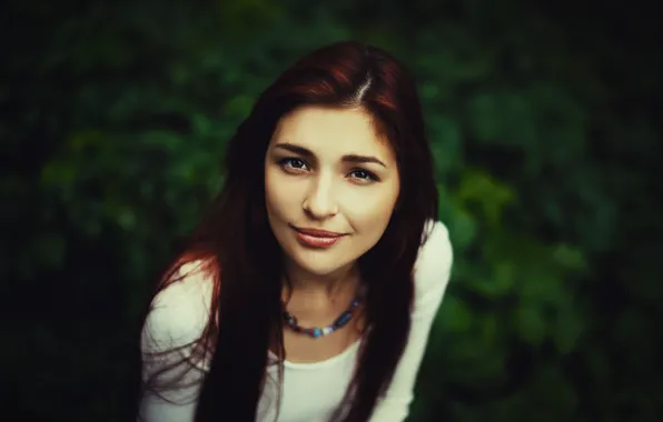 Girl, Light, Beautiful, Darkness, Model, Green, Beauty, Face