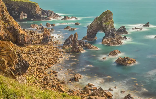 Rocks, arch, Ireland