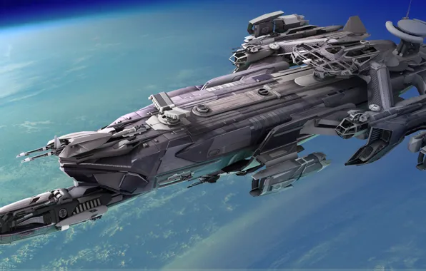 Download wallpaper starship, Star Citizen, Aegis Idris, section games in  resolution 1024x1024