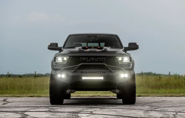 Dodge, Jeep, Pickup, the front, Hennessey, Ram, Mammoth, 2021